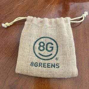 8Greens Burlap Drawstring Pouch
